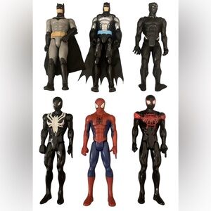 Marvel DC Comics 12 Inch Action Figures Bundle of 6